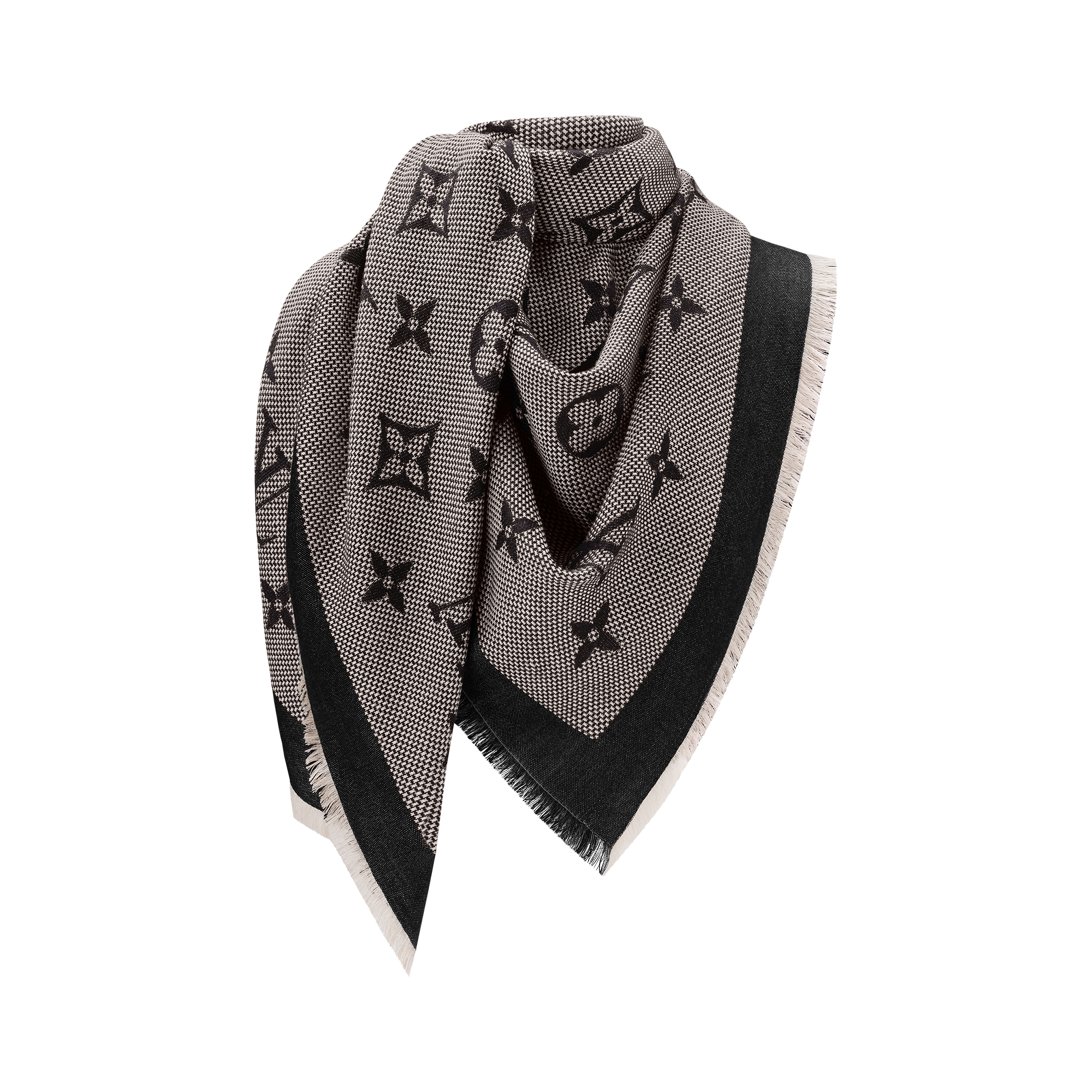 Neo Natté Monogram Shawl S00 - Women - Accessories | LOUIS VUITTON ®